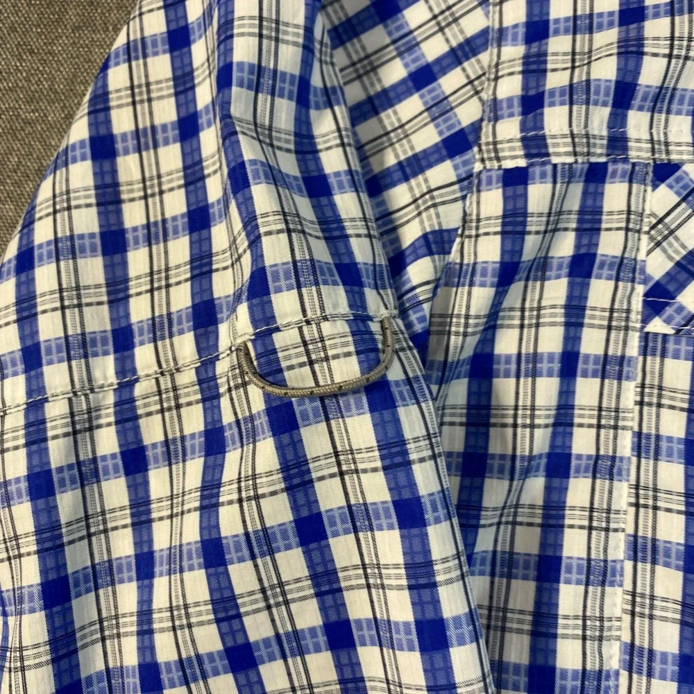 Columbia (Lot of 2) Omni-Shade Plaid Hiking Shirt Mens XL Long Sleeve Button Up